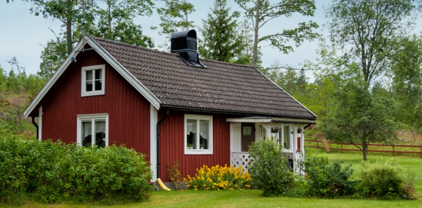 Ett fritidshus med mini-ftx
