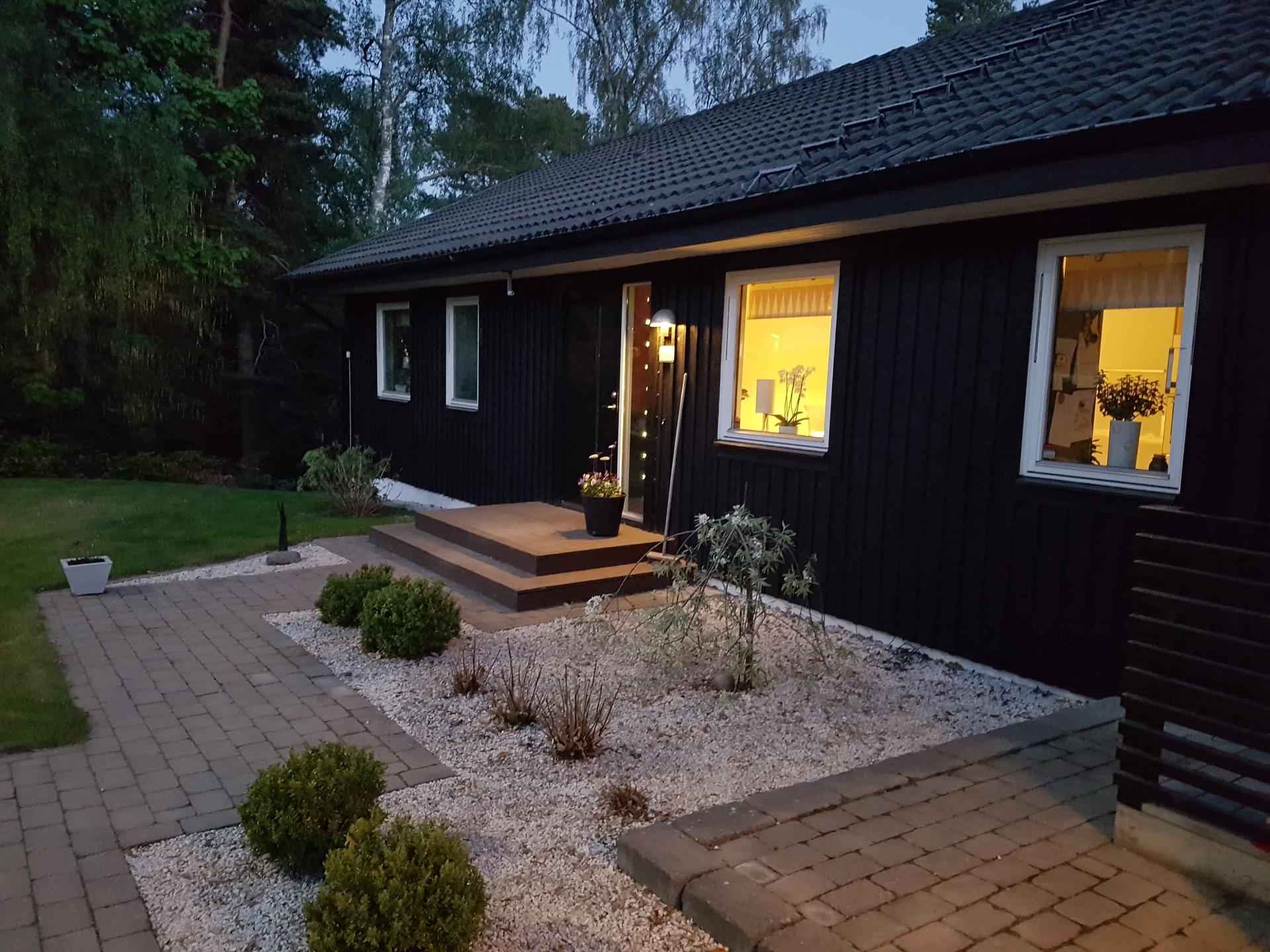 Ett hus med FTX-Ventilation