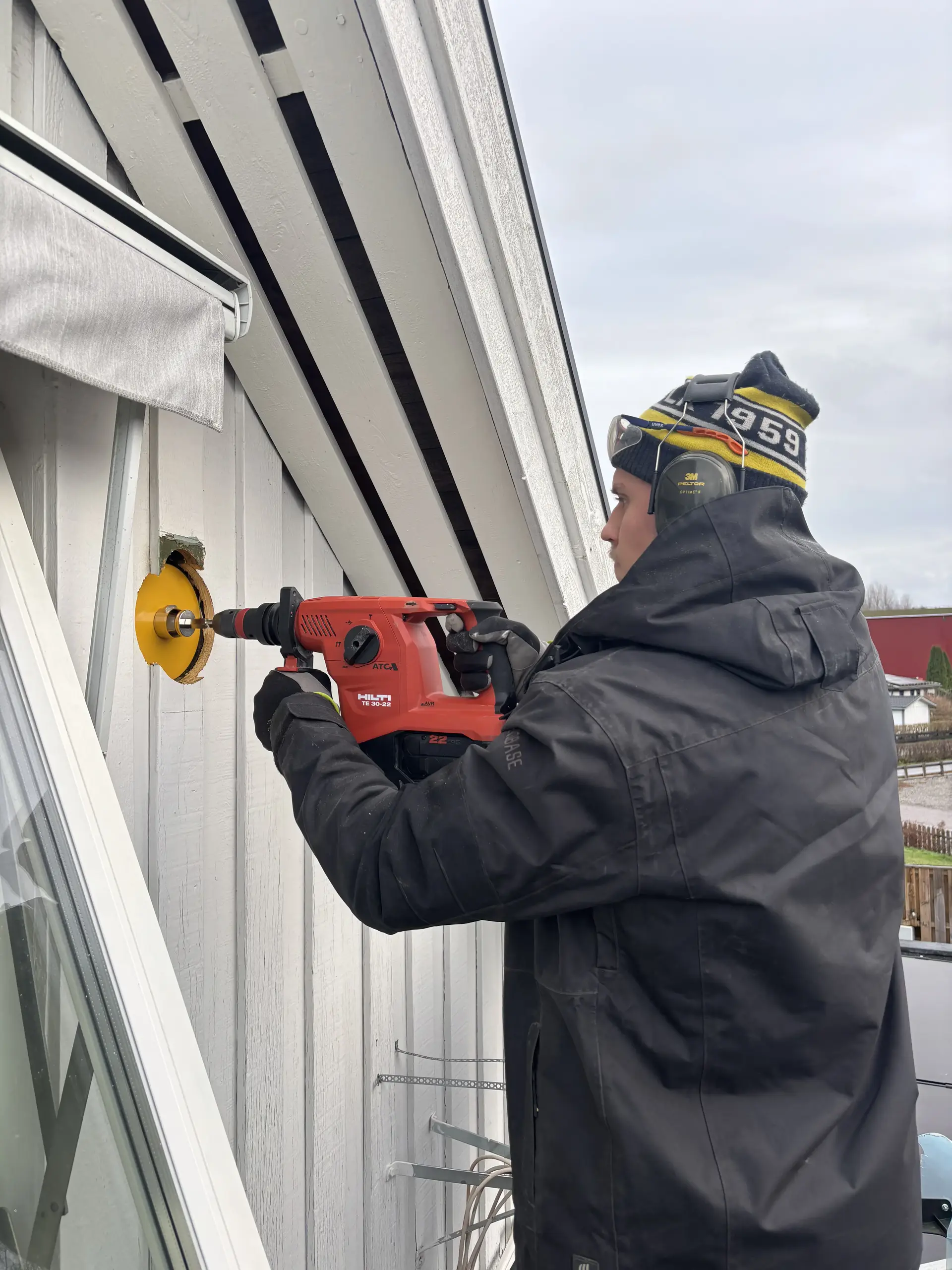 Mini-FTX installerat i självdragshus